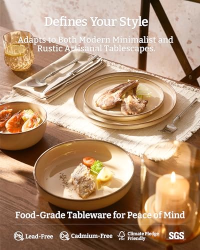 Milkyway 24 Piece Stoneware Dinnerware Set