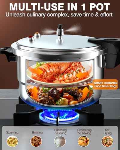 12 Qt Aluminum Pressure Cooker