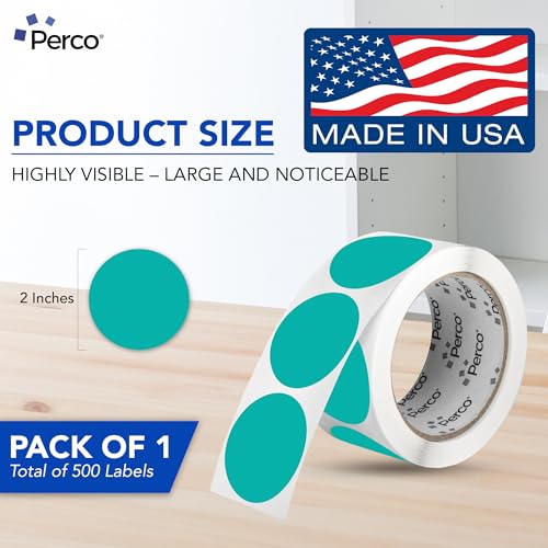Teal Round Circle Dot Sticker 2