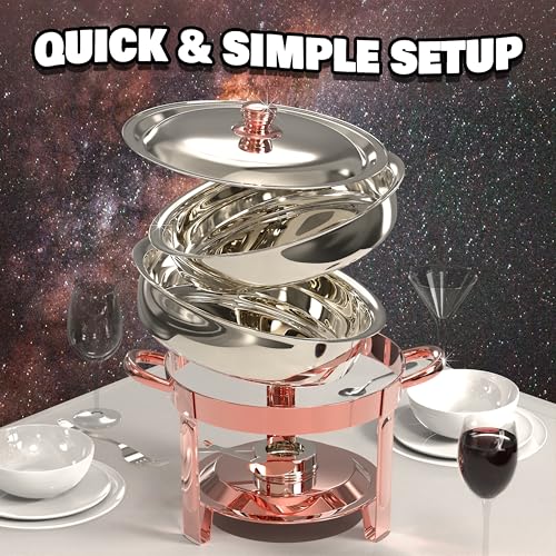 Chafing Dishes for Buffet (4 Count)