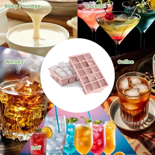 Silicone Ice Cube Tray (2 Count)