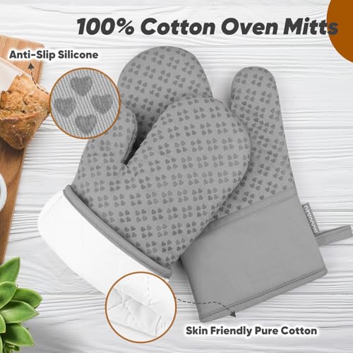 Oven Mitts and Pot Holders 4 Sets (4 Count)
