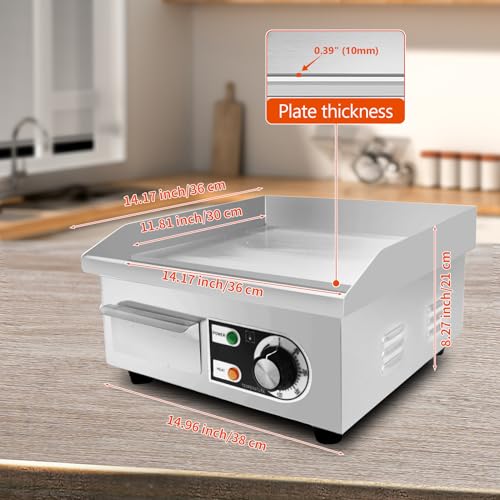 14" Commercial Electric Griddle