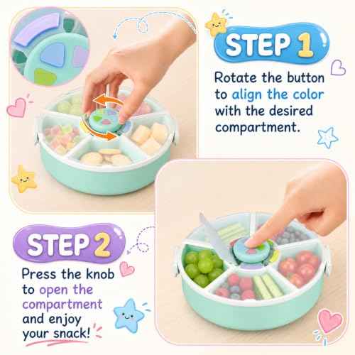 Kids' Rotating Snack Container Set