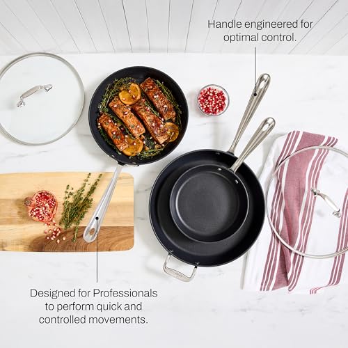 HA1 Hard Anodized Nonstick Fry Pan 12 Inch Induction Oven Broiler Safe 500F
