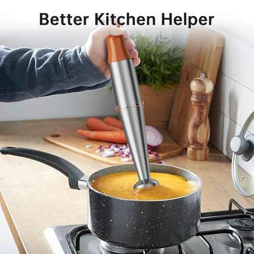 Immersion Blender Handheld Corded Hand Blenders Set 1100W