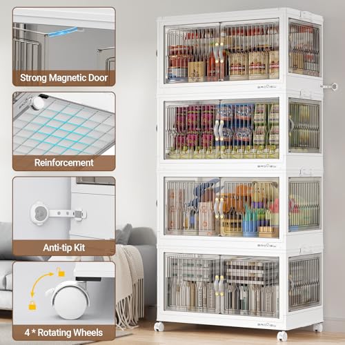 360Qt Stackable Storage Bins with 3 Lids (3 Count)