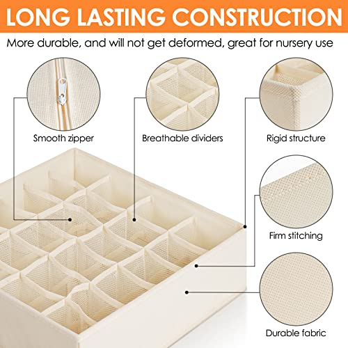 12 Pack Baby Clothes Organizer for Nursery (12 Count)