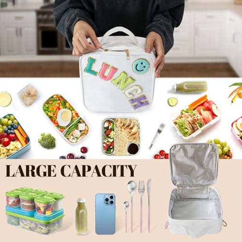 Insulated Lunch Bag With Adjustable Shoulder Strap