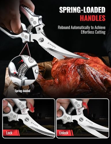 2 Piece Kitchen Scissors Set with Poultry Shears (2 Count)