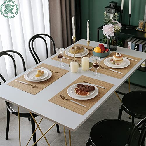 12 Pack 17.7x11.8 Bamboo Placemats (12 Count)