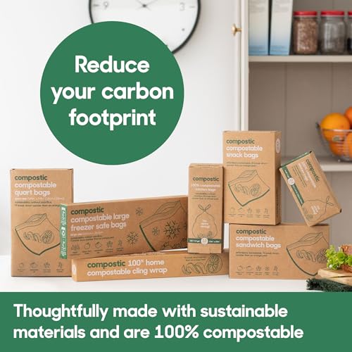 Compostable XL Sandwich Bags (100 Count)