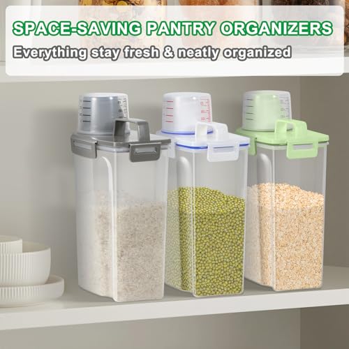 Rice Container Cereal Storage Container 2 Pack 5 Lbs (2 Count)