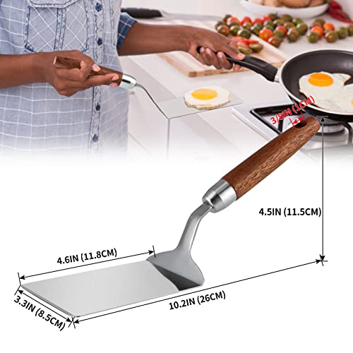 Stainless Steel Spatula with Wooden Handle