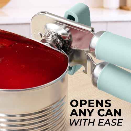 Stainless Steel Swing Open Manual Can Opener Comfortable Grip