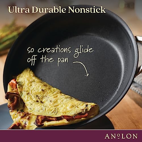 83874 Nouvelle Copper Hard Anodized Nonstick Cookware Set