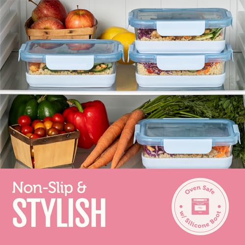 Duraglass Refresh 3.4 Cup Meal Prep Containers (5 Count)