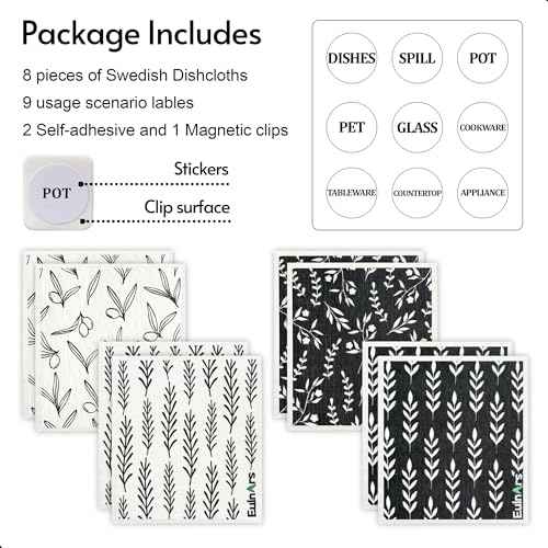 Swedish Dishcloths for Kitchen (8 Count)