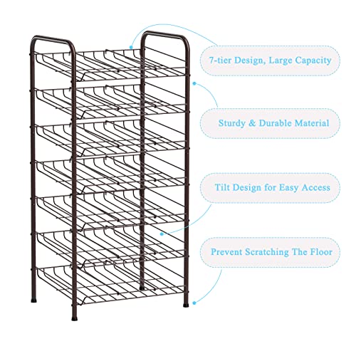 Can Rack Organizer Soda Can Storage Drink Shelf for Pantry (84 Count)