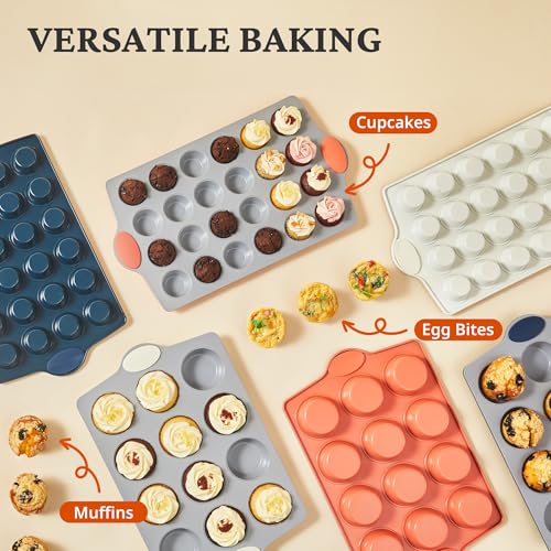 Ceramic Mini Muffin Pan (2 Count)