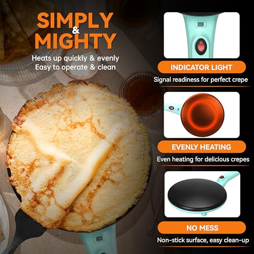 Instant Crepe Maker with Handle