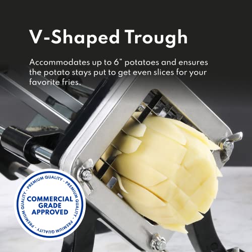 43204 Commercial Grade French Fry Cutter with Suction Feet