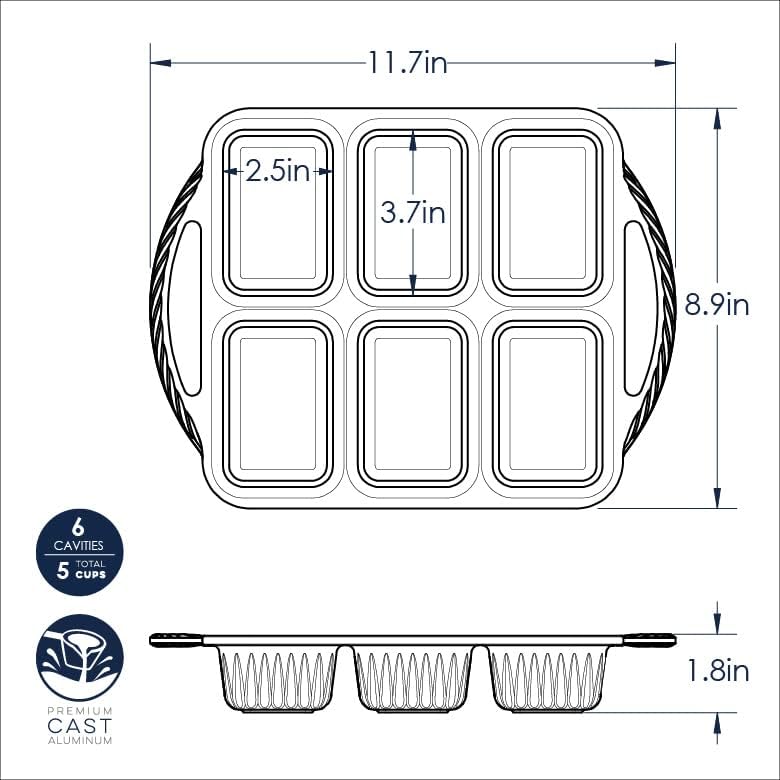 Nordic Ware Procast Mini Loaf - Culinary Roots