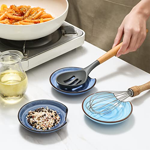 4.6 Inch Ceramic Spoon Rest for Stove Top