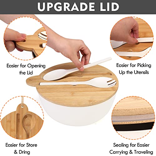Large Salad Bowl with Lid