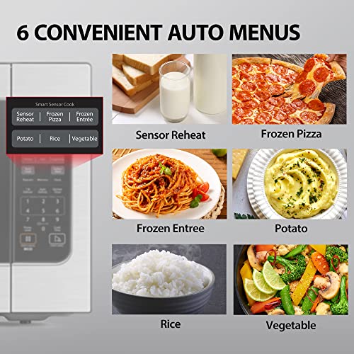 Large Countertop Microwave Oven with Smart Sensor