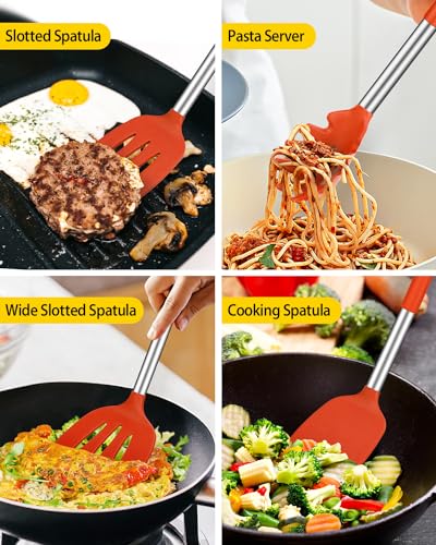 Silicone Kitchen Utensils Set (8 Count)