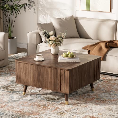Lift Top Coffee Table with Storage for Living Room