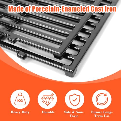 17.5 Inch Porcelain Grill Grates for Weber Spirit 200 Series Grills