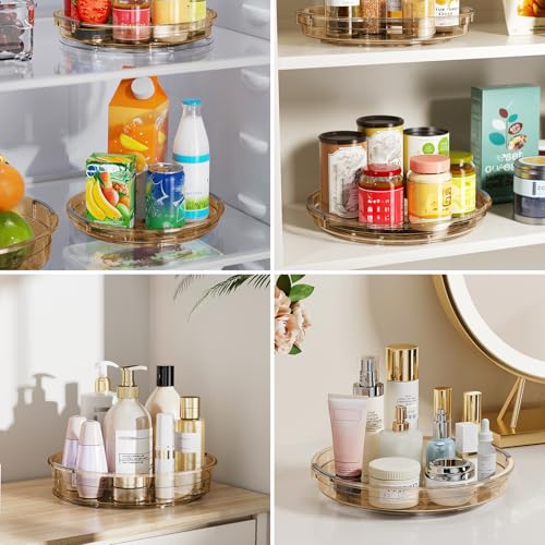 3 Pack Lazy Susan Organizer Turntable for Cabinet (3 Count)