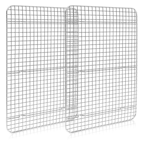 16.5"x11.5" Stainless Steel Large Cooling Racks Fit Half Sheet Pan