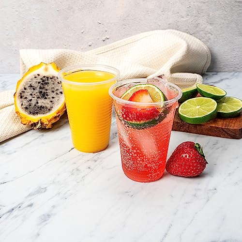 Plastic Cups Bulk Disposable Clear Cup 7 oz (1200 Count)