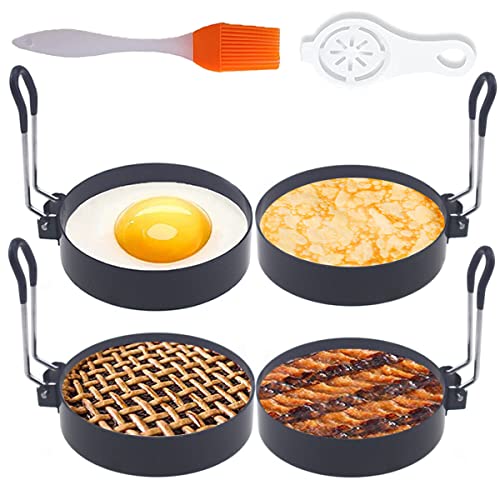 Upgrade 4'' Large Egg Rings Set (6 Count)