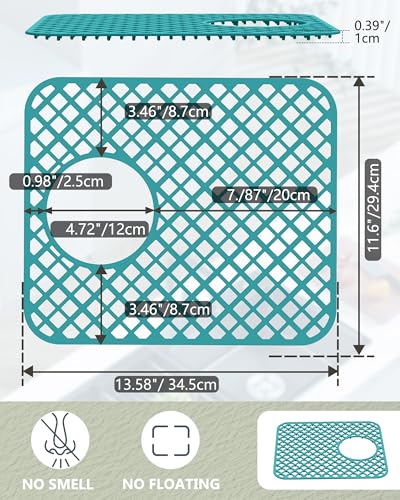 2 Pack Silicone Sink Protectors for Kitchen Sink