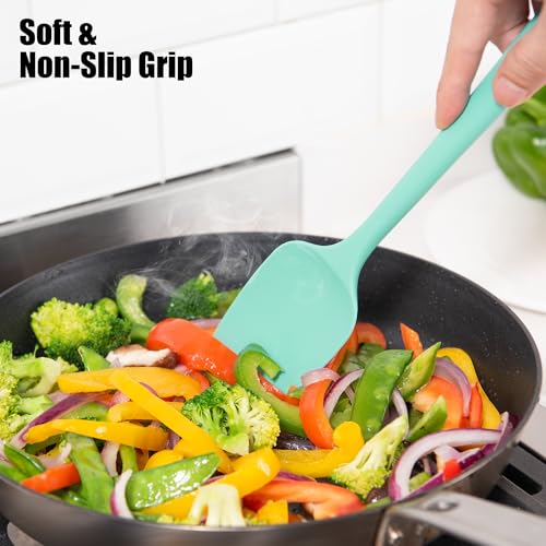 600°F Heat Resistant Silicone Spatula Scrapers (4 Count)