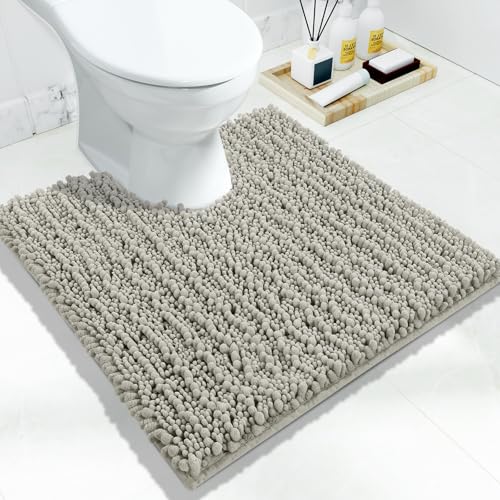 Toilet Rug U Shaped Washable 24x24 Inch