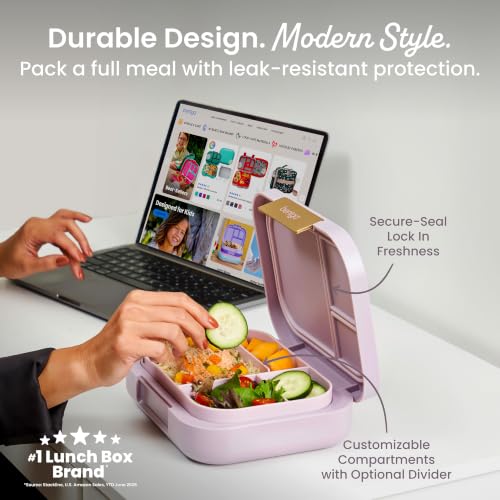 Modern Adult Bento Lunch Box with 3