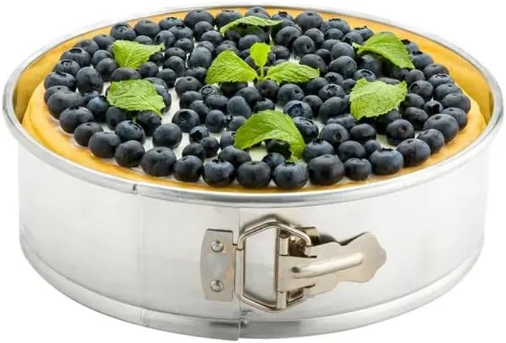 Soro Essentials- 9'' x 3'' Deep Aluminum Round Spring Form Pan- Leak Proof Cheesecake Pan Spring Form Pans with Removable Bottom and Quick Release Latch for Baking Cheesecake Cakes - Culinary Roots