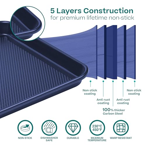 Non Stick Baking Sheets (3 Count)