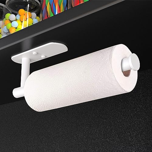 Self Adhesive Paper Towel Holder Under Cabinet Mount (2 Count)