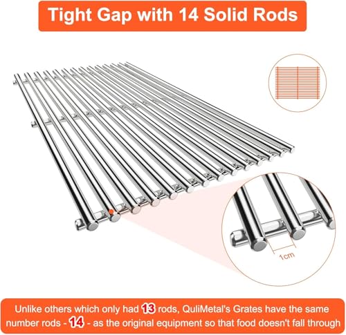 SUS304 9MM Grill Grates for Weber Genesis II E
