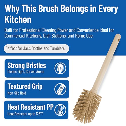 Large Water Bottle Brush Ideal for Wide (6 Count)