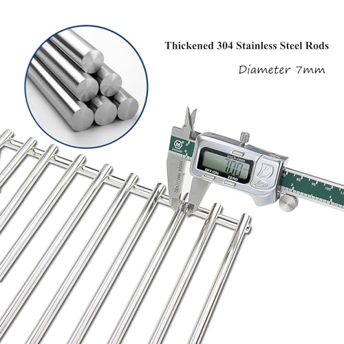17.5'' SUS304 Grill Grates for Gas Grills Weber Spirit 300 Series