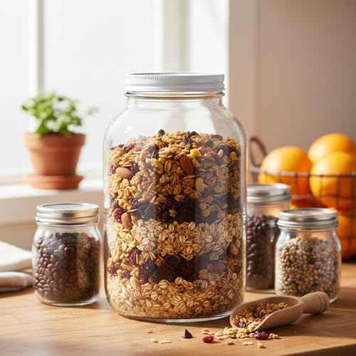 1 Gallon Glass Jar with Lid