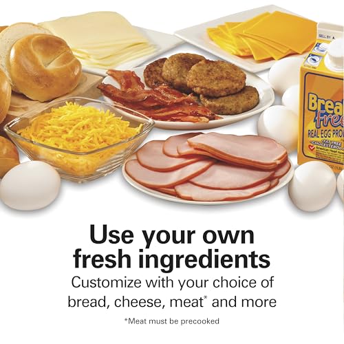Breakfast Sandwich Maker with Egg Cooker Ring