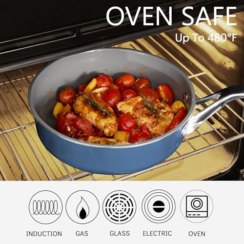 7 Piece Ceramic Cookware Set